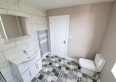 Proposed bathroom layout
